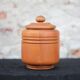 Art Deco wooden box, storage box, turned wooden pot, pot with lid, interior decoration.