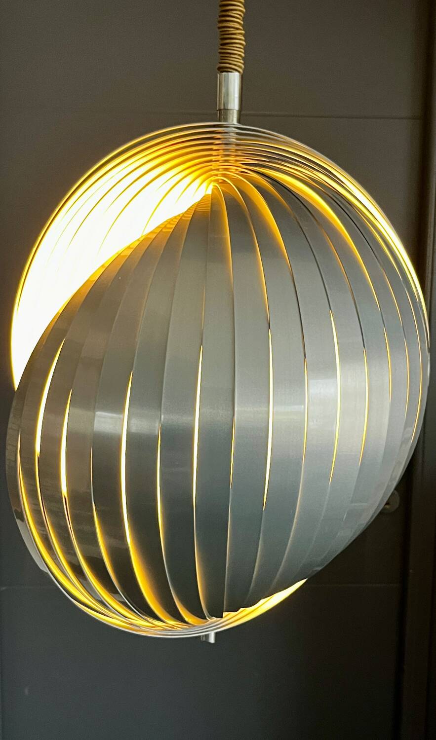 Suspension by designer Henri Mathieu from the 1960s.