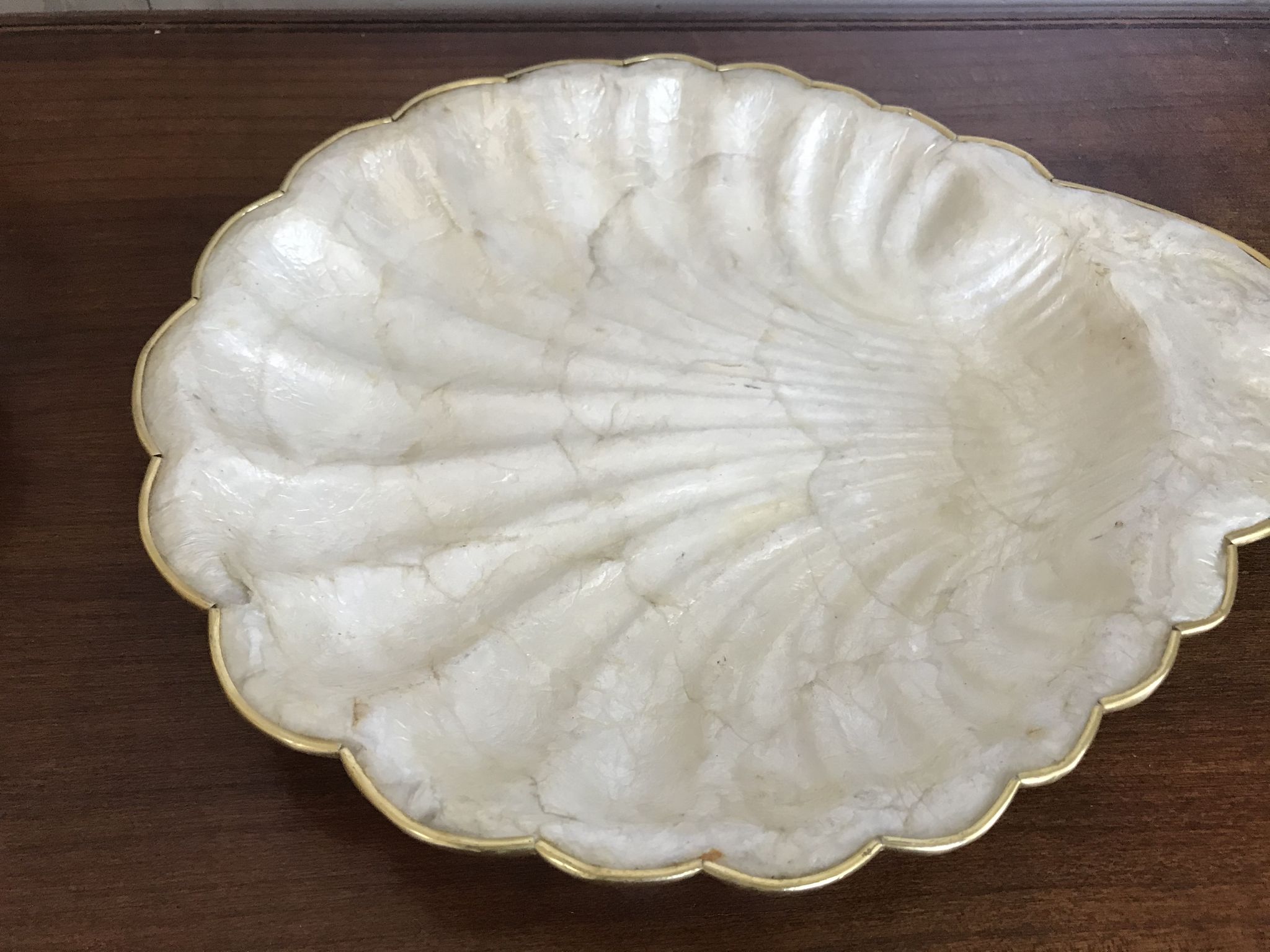 Vide poche coquille en nacre