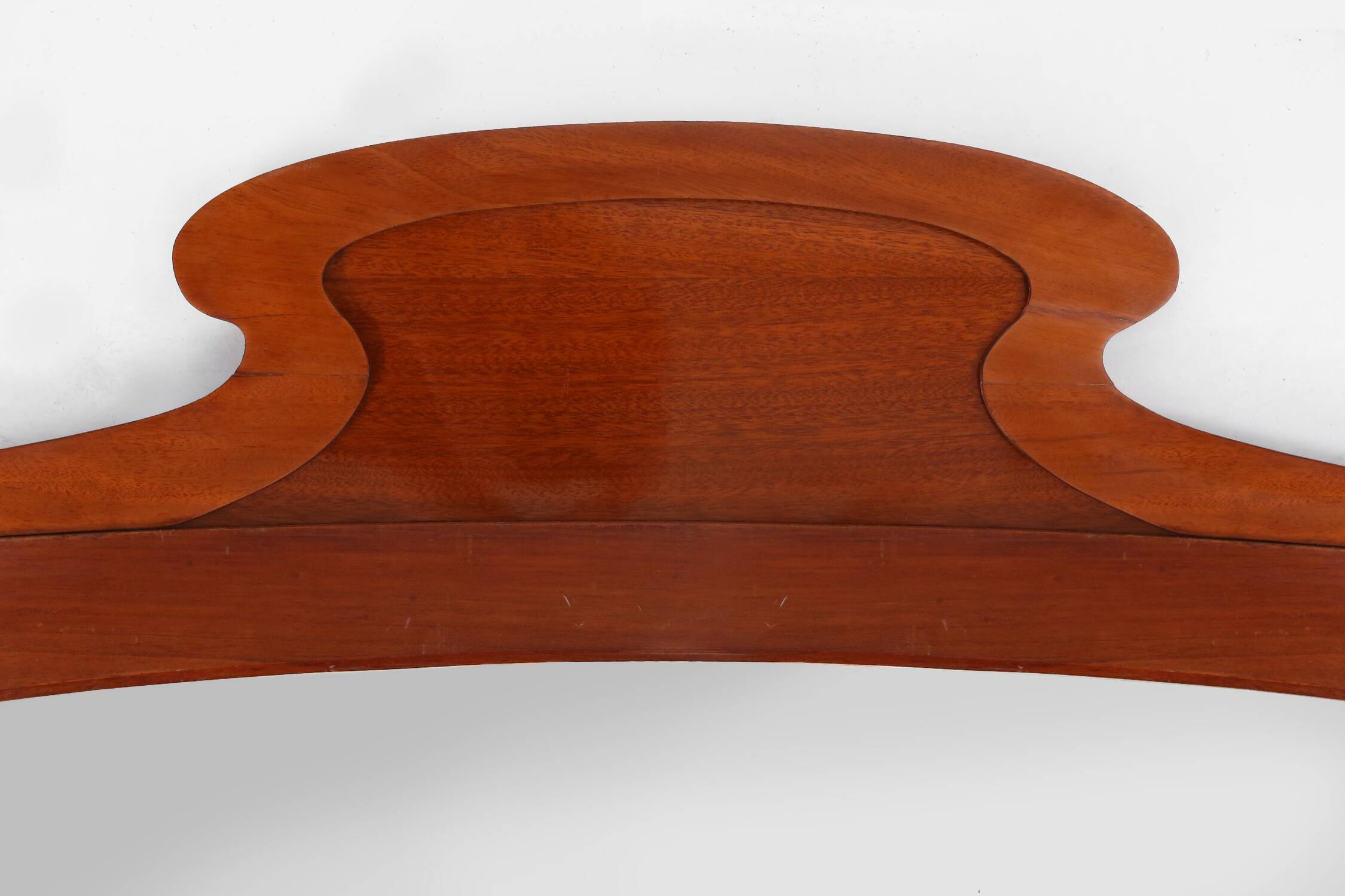 Large hand carved Art Nouveau chimney mirror, France ca. 1910