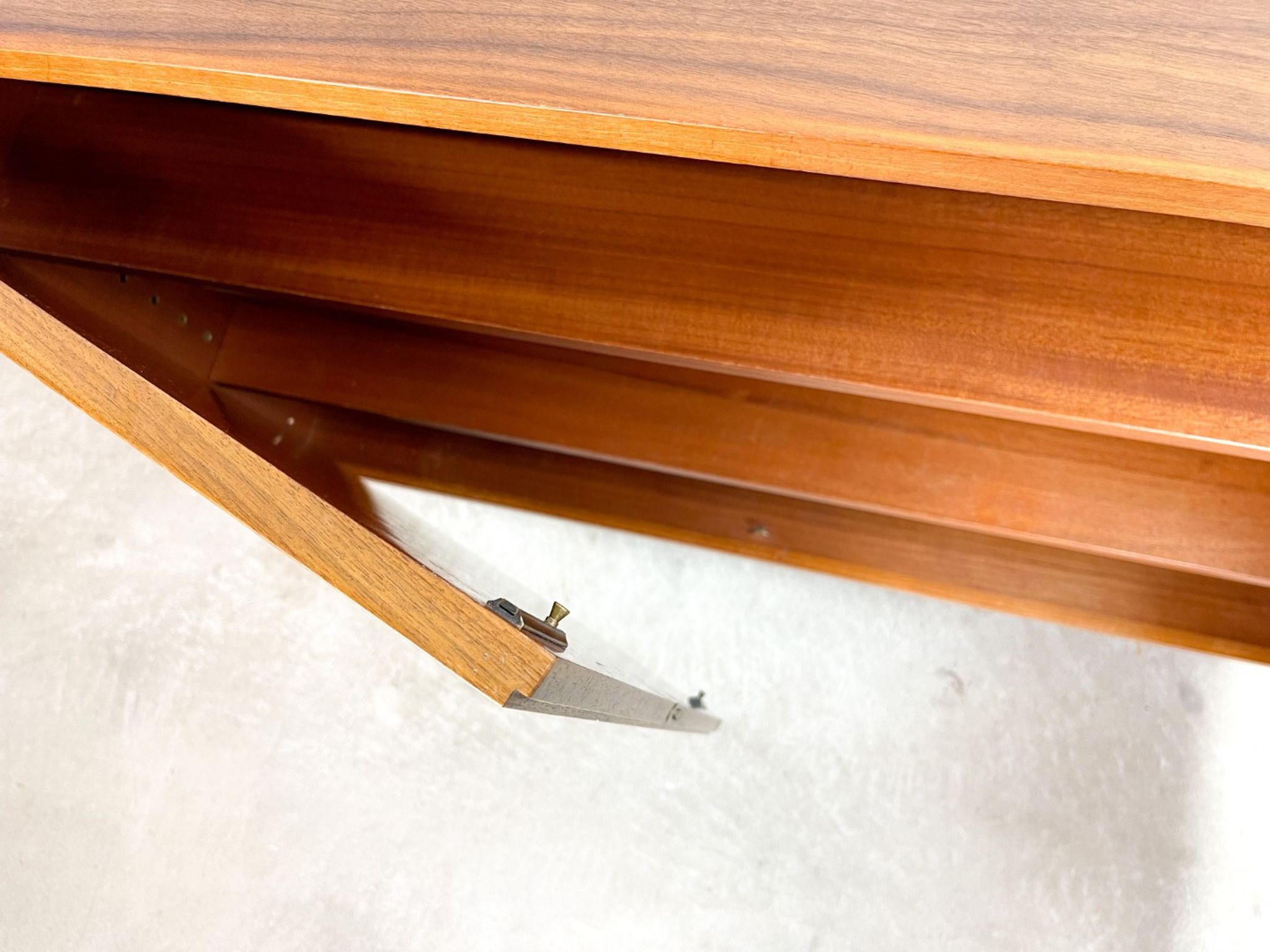 High vintage cabinet with hairpin legs