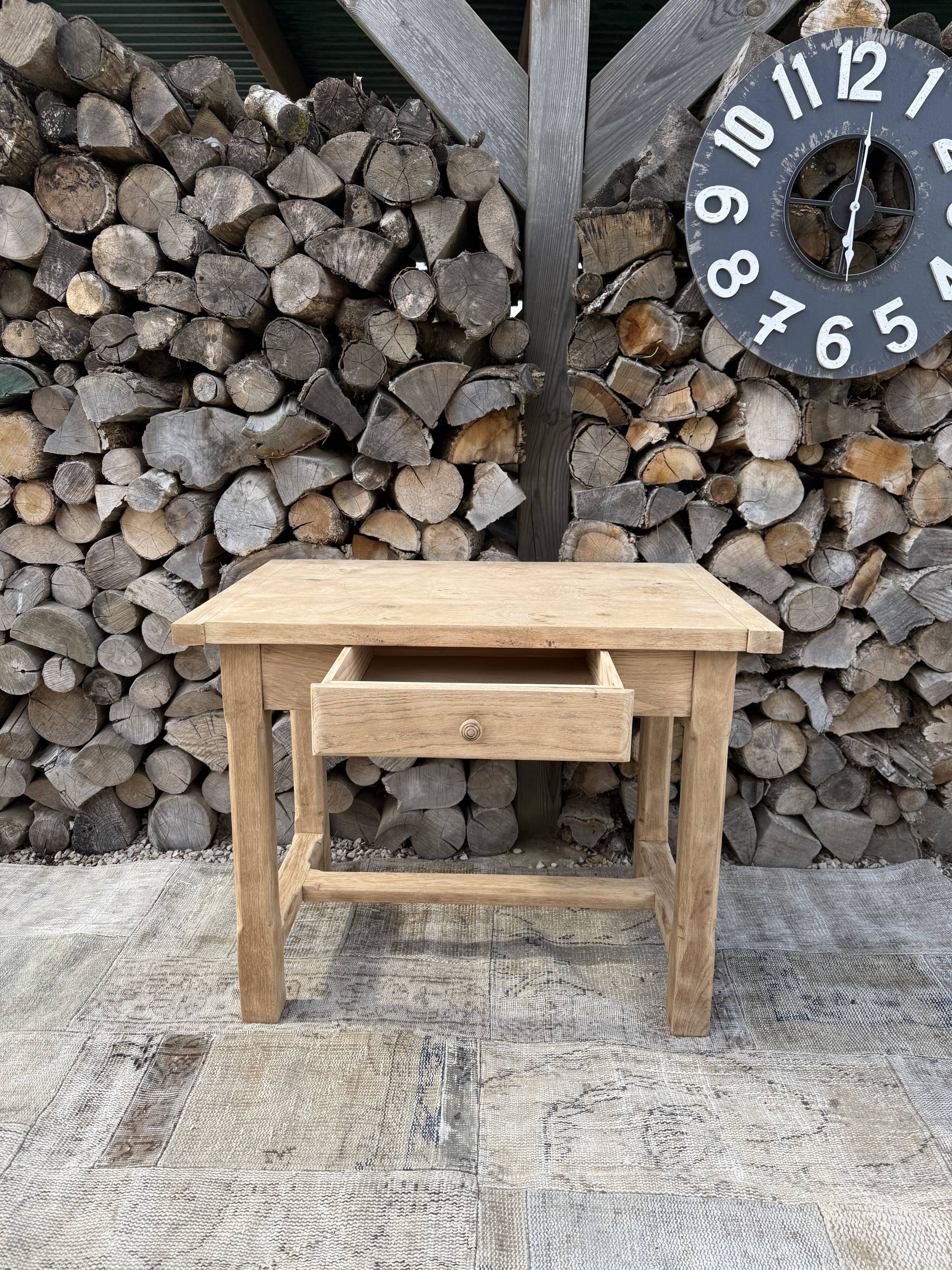 Small farmhouse table 90cm