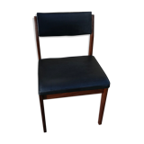 Chaise en bois et skaï