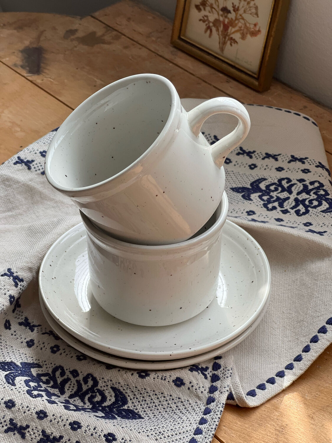 Tasses à café Cartwright&Edwards fina England en grès