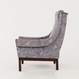 Armchair with beech legs, design 1970s