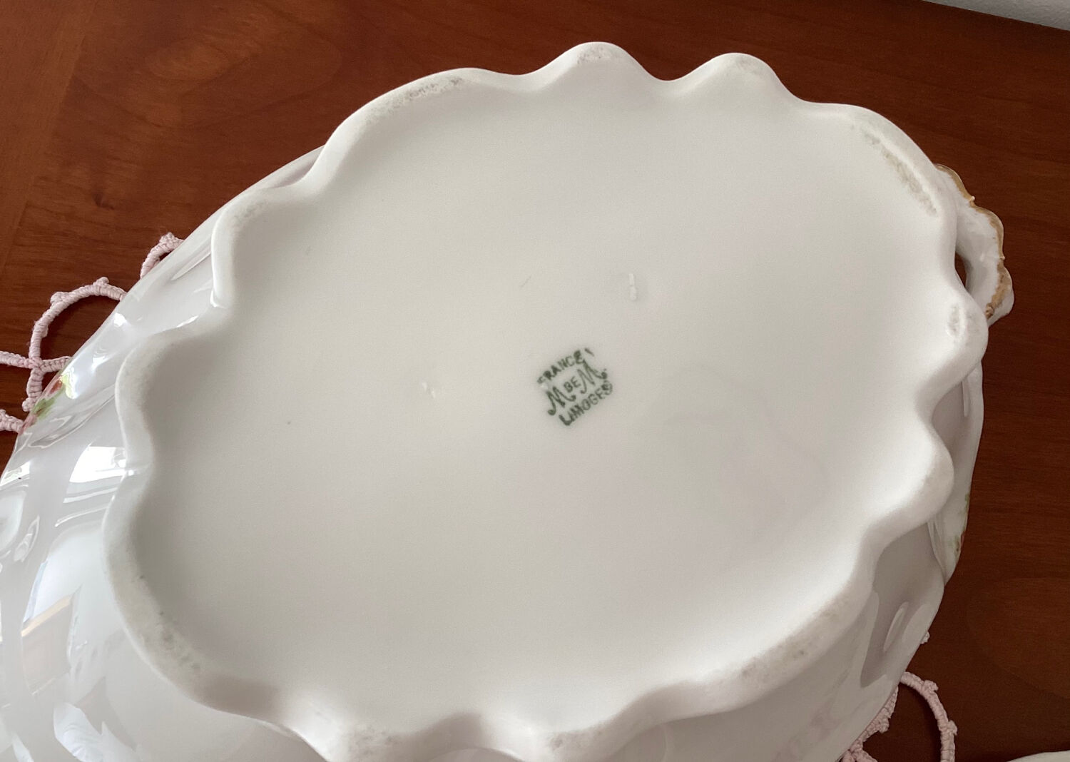 Soupière porcelaine Mandavy de Mavaleix 1908-1920