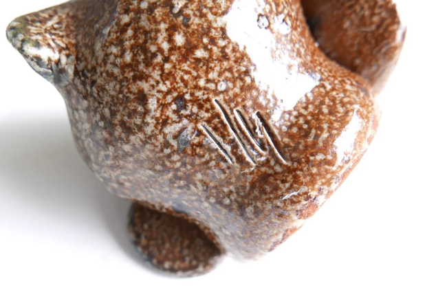 Ceramic owl by Jean Claude Monange, 50s