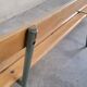 Banc d'école maternelle enfant fabrication 1950