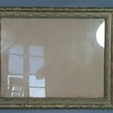 Frame wood & stucco patinated Art Nouveau 58,5x46,5 foliage 50x38,5 cm SB