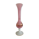 Pink opaline soliflore vase