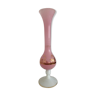 Vase soliflore en opaline rose