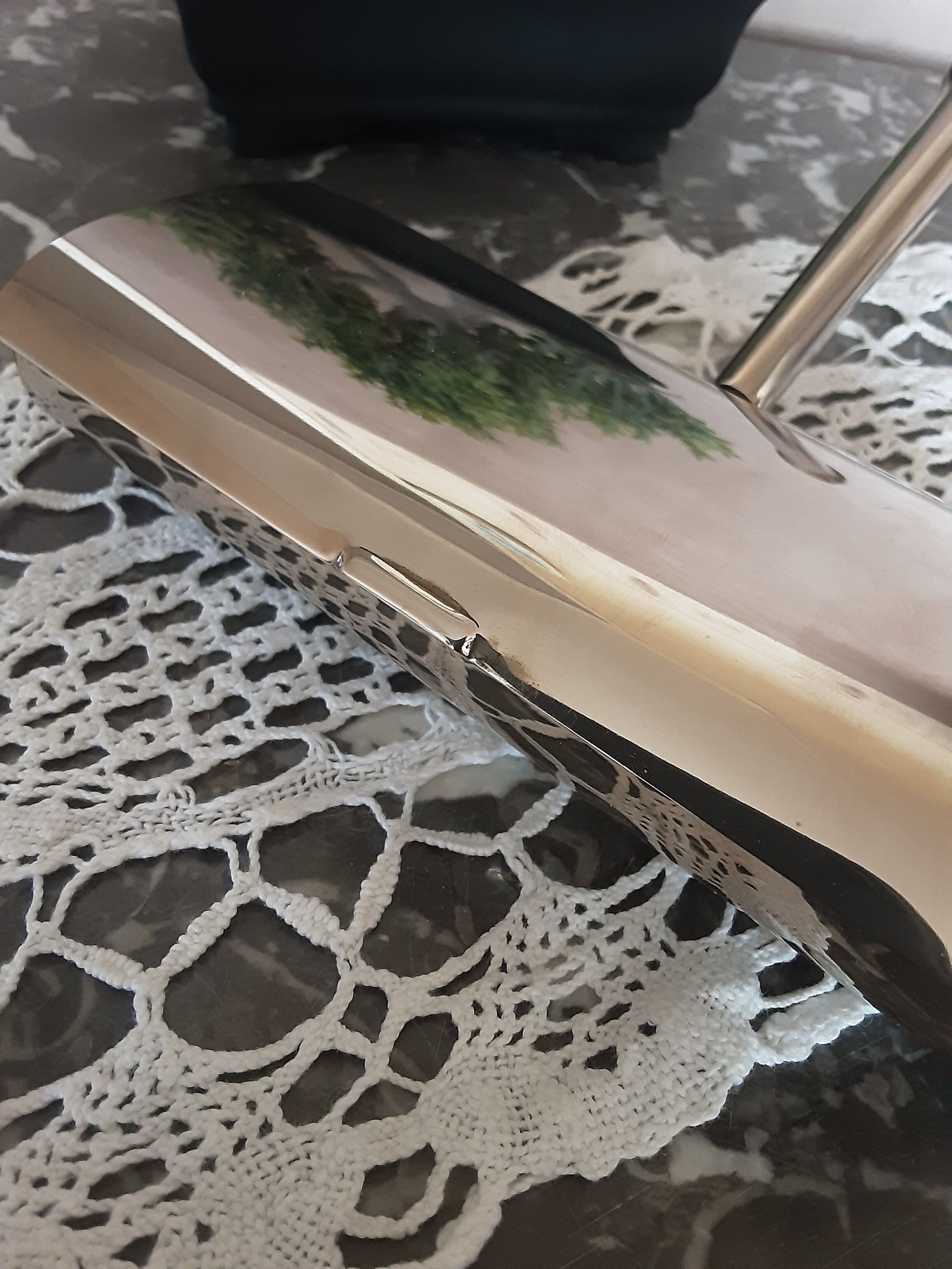 Solid stainless steel crumb pickup - vintage