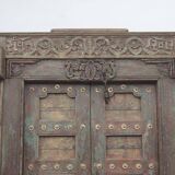 Ancienne Porte Indienne en Vieux Teck
