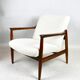 White Boucle GFM-64 armchair by Edmund Homa, 1970s
