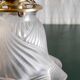 Art Deco style crystal tulip - mid-20th century