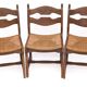 Set of 6 chairs by Guillerme and Chambron