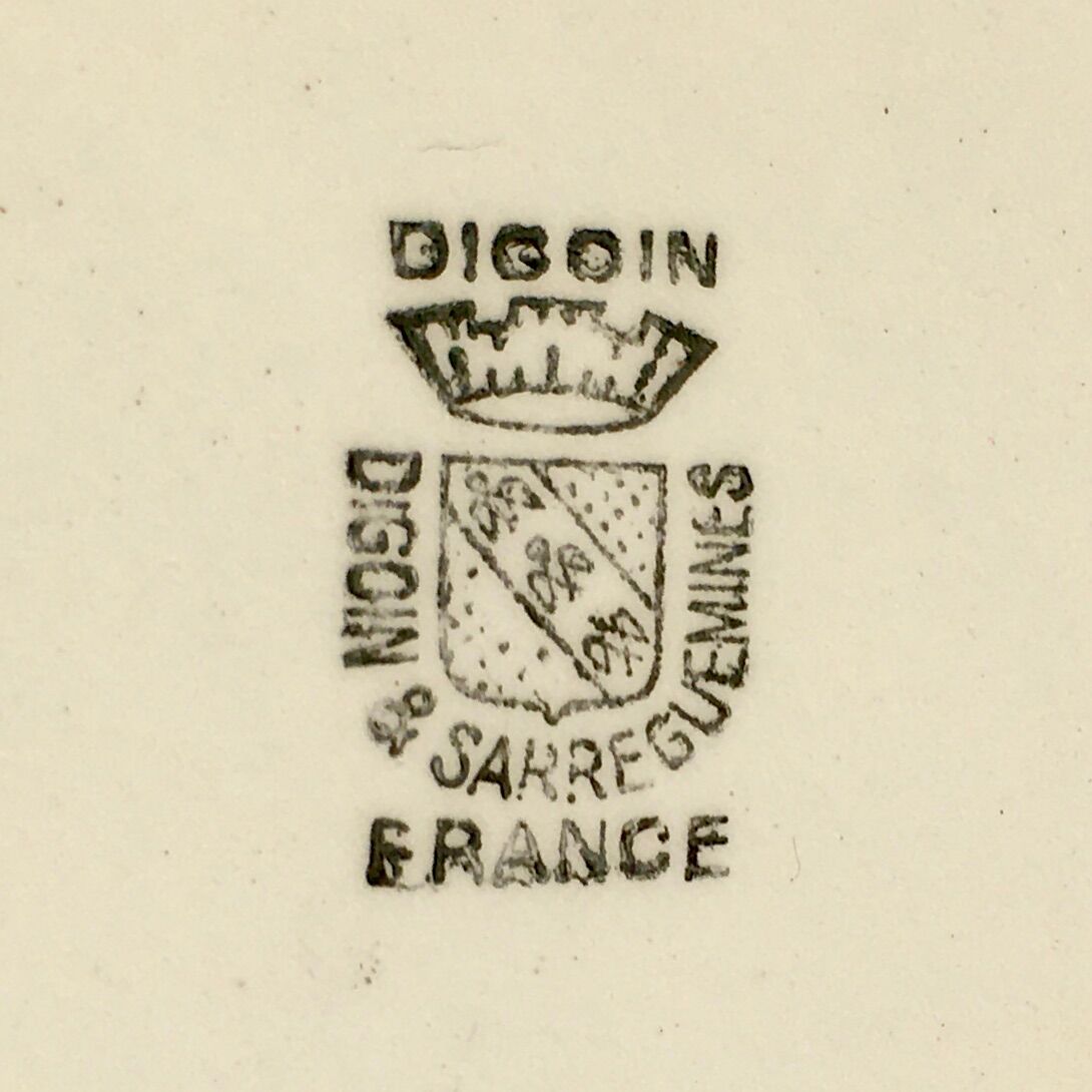 Digion&Sarreguemines dessert plates