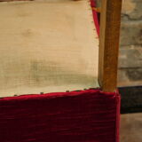 Velvet bridge armchair