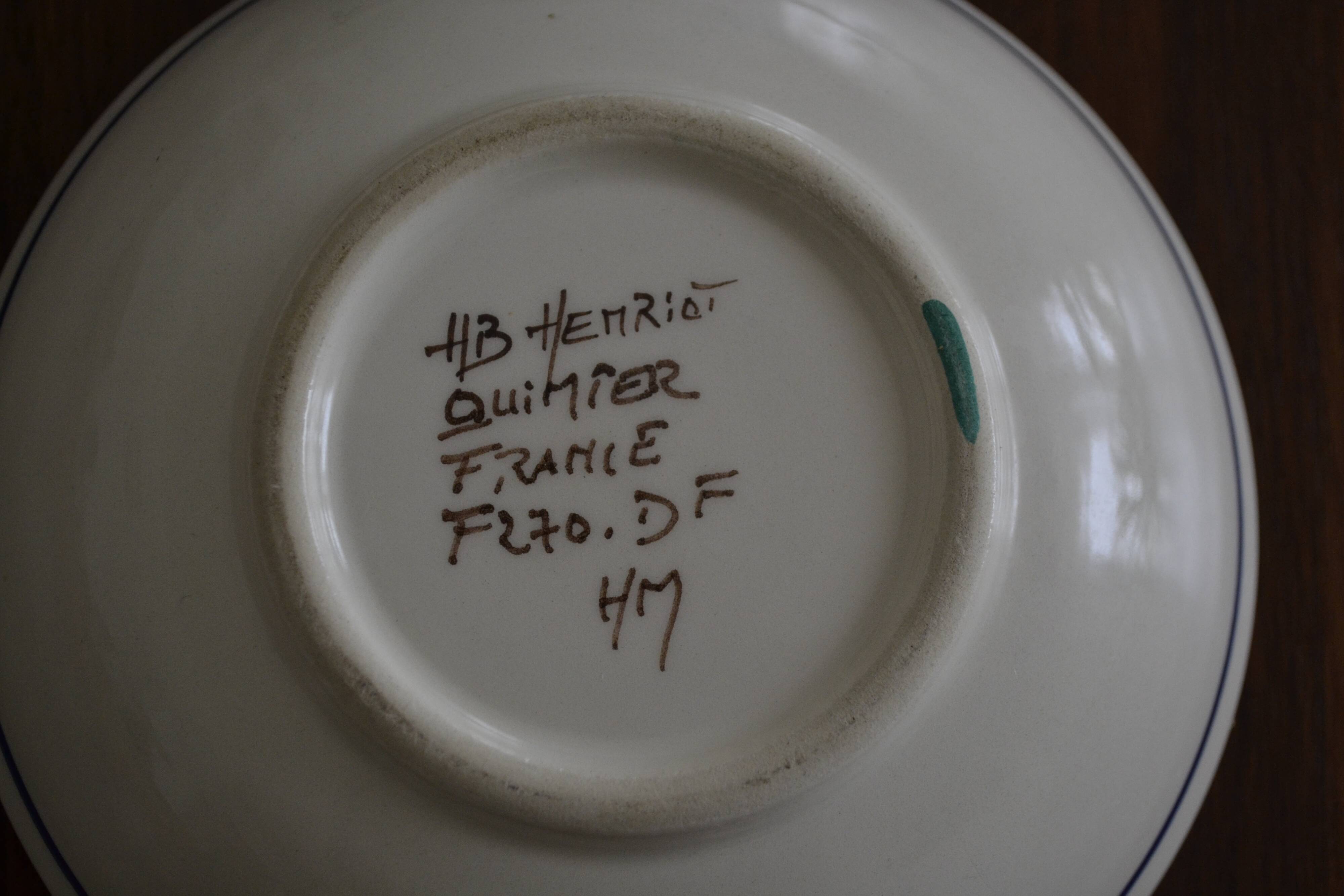 Plat creux Henriot