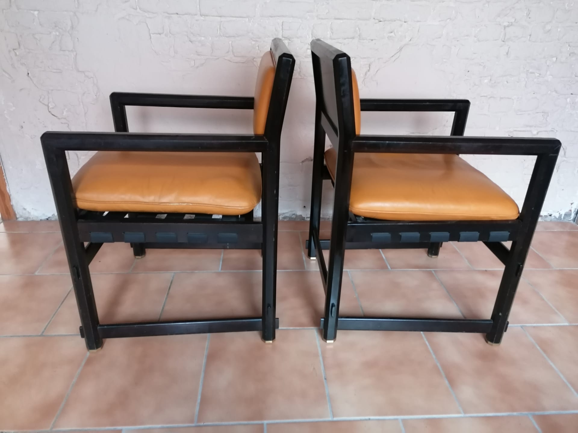 Wooden armchairs, design J.Wormley, Dunbar USA edition