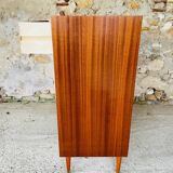 High chest of drawers with 5 drawers, Scandinavian style, circa 60's