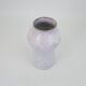 White-pink glazed ceramic vase