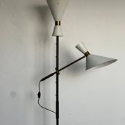 Floorlamp Pelikan – Design by J.T. Kalmar, Manufactured by Kalmar, Vienna, 1950s
