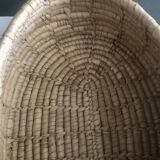 Basket woven palm leaves