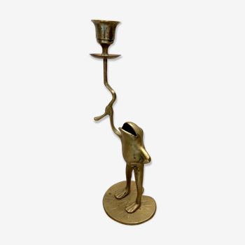 Frog candlestick