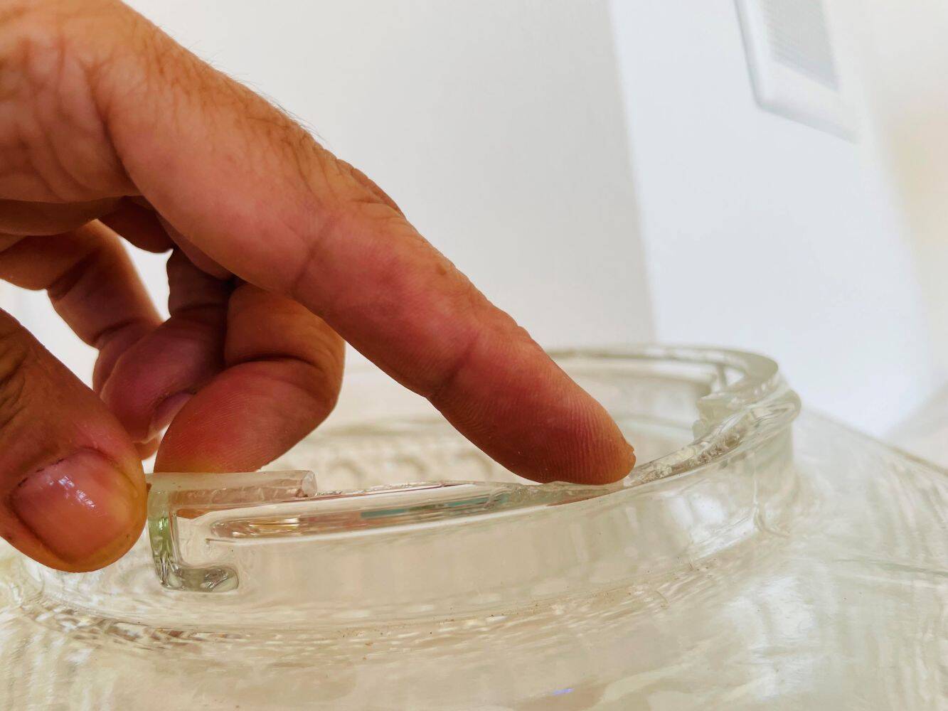 Square glass flush mount light ceiling or wall