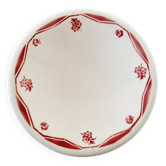 Large Art Deco porcelain soup plate from Badonviller from the 1930s