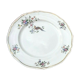 Round dish on board dilronné Chantilly France Floral decoration and polychrome crane called "Kakiemon"
