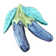 Eggplant Slush Decoration