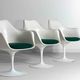 Large set of 8 tulip armchairs by Eero Saarinen for Knoll International, 1970s