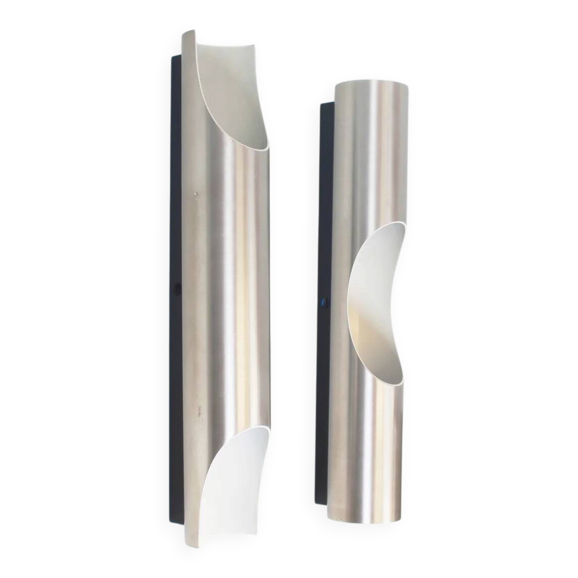 Pair of 70s 'fuga' wall lamps by raak