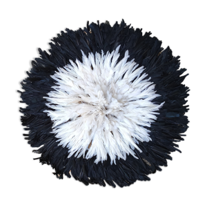 Juju hat blanc et noir 70cm