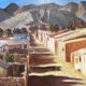 Landscape painting, oil on canvas, signed, from the 80s