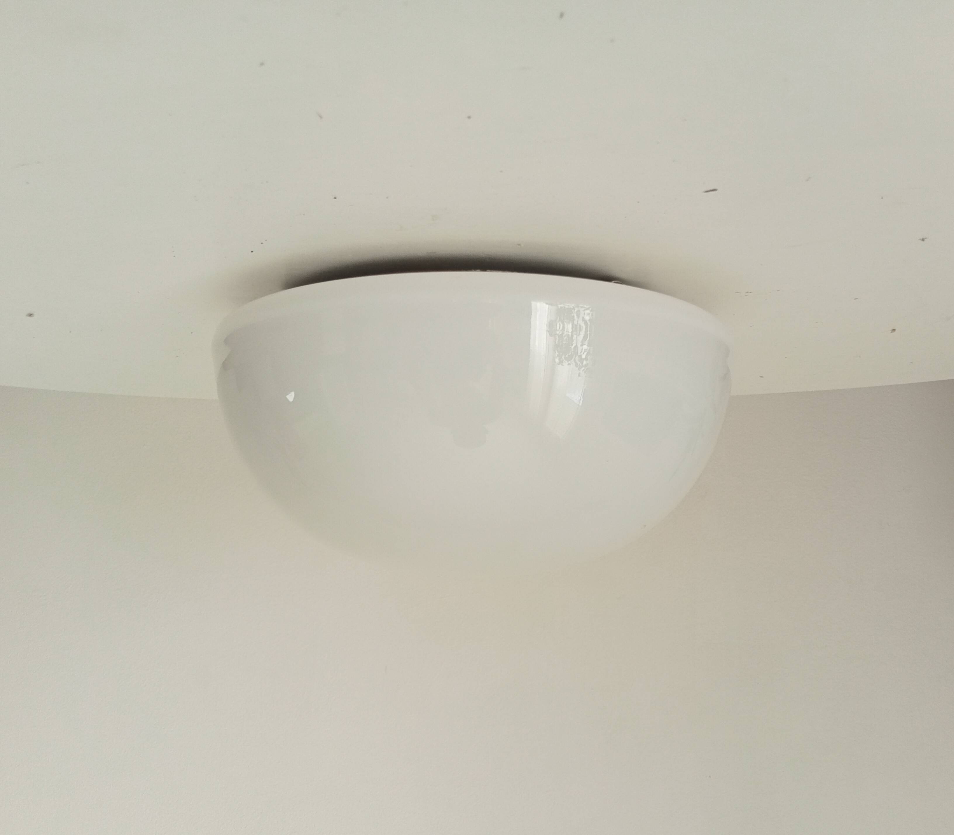Vintage opaline ceiling light from the 50s/60s