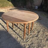 Oak table with 2 extensions