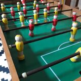 Old foosball table wooden