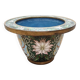 Vintage Chinese Cloisonne Flower Pot, from the 1970/80s.
