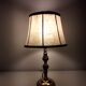 Lampe à poser / chevet - Pied laiton. 1960