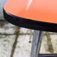 Ensemble de 6 chaises formica orange