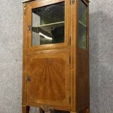 Louis XVI style display cabinet with marquetry system, circa 1850