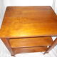 Cherry wood console side table