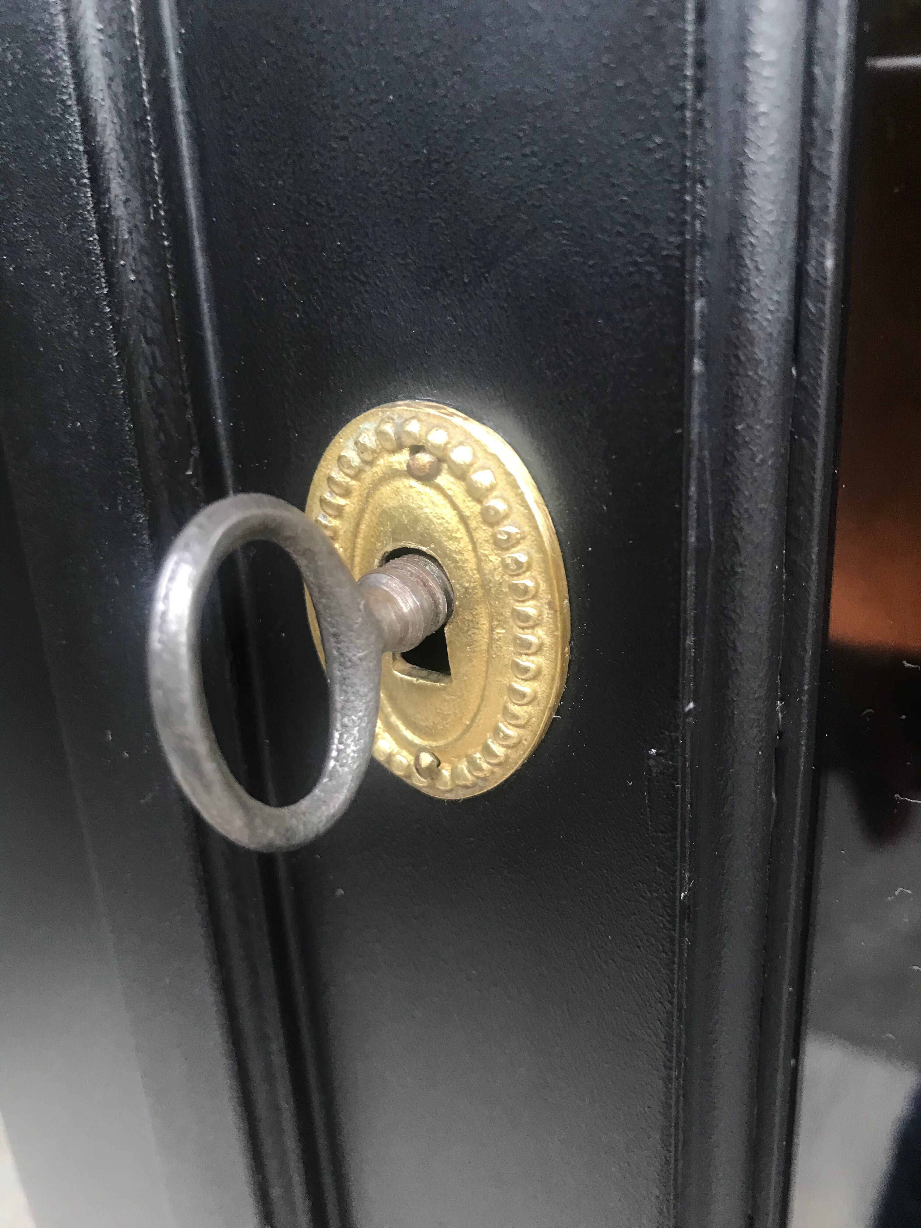 Showcase cabinet of curiosities black and wood