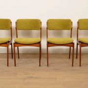 4 x dining chairs | Erik Buch | Model 49 | Rosewood | Reupholstered