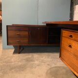 Executive desk in rosewood by Arne Vodder for Sibast Møbler