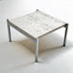 Travertine coffee table