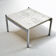 Travertine coffee table
